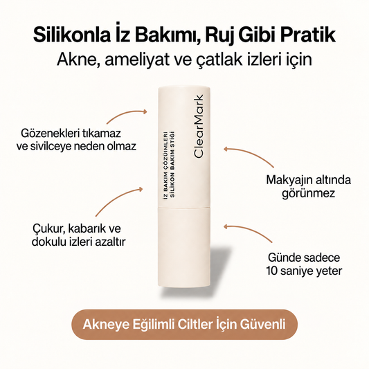 ClearMark İz Bakım Stiği — Akne, Ameliyat ve Çatlak İzleri
